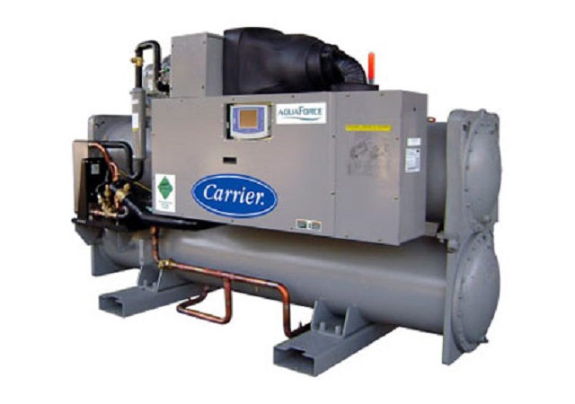 Машина тепловая "вода-вода" с винтовым компрессором CARRIER 30XWH 402 Тепловые насосы